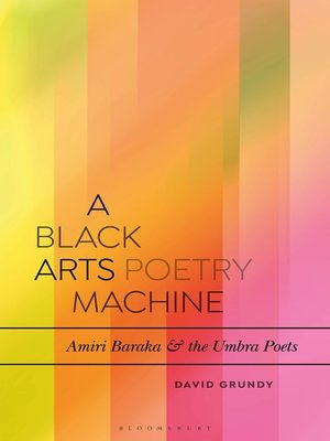 cover image of A Black Arts Poetry Machine